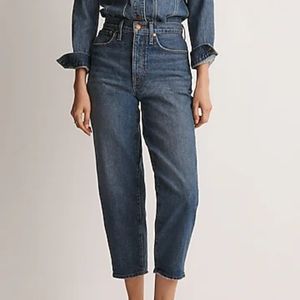 Madewell Balloon Jeans, Medium Wash, Size 29